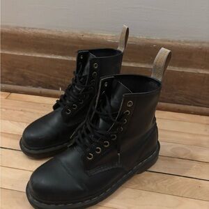 Dr. Martens Black Leather Boots